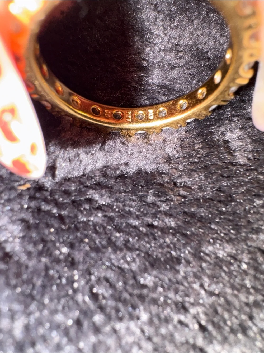 Bold Pave Gold Pandora Ring